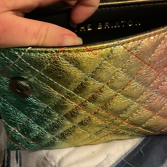 Kurt Geiger Rainbow Quilted Shoulder Bag - Picture 7 of 9